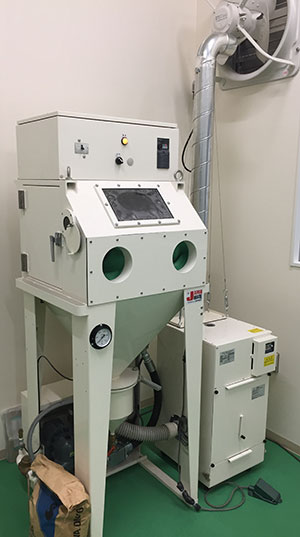 ブロワ式ブラスト研磨装置